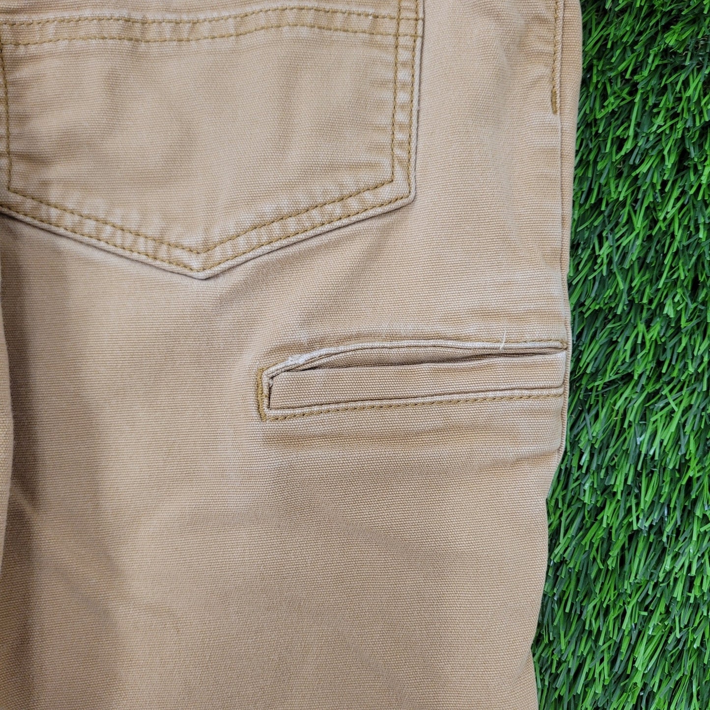 Carhartt Canvas Carpenter Pants 32x31 Brown Beige