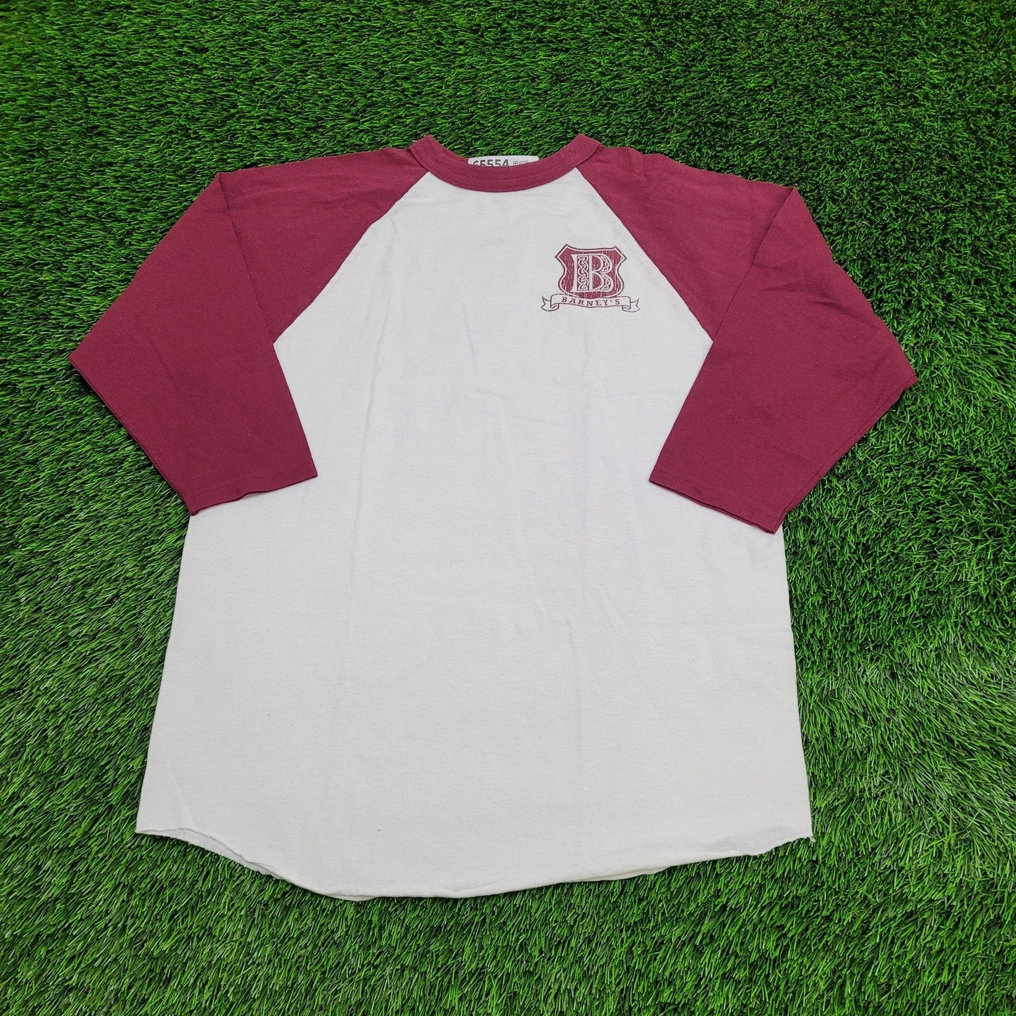 Barneys Crest Raglan Shirt L