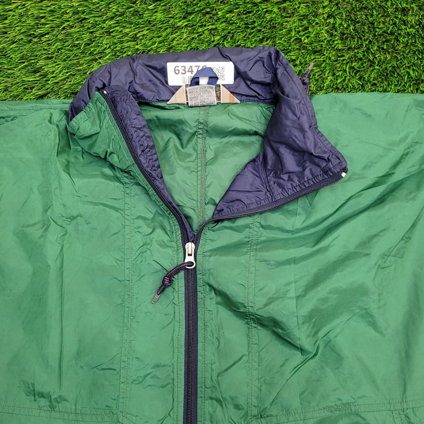 EMS Eastern-Mountain-Sport Windbreaker Jacket XL 27x32 Green