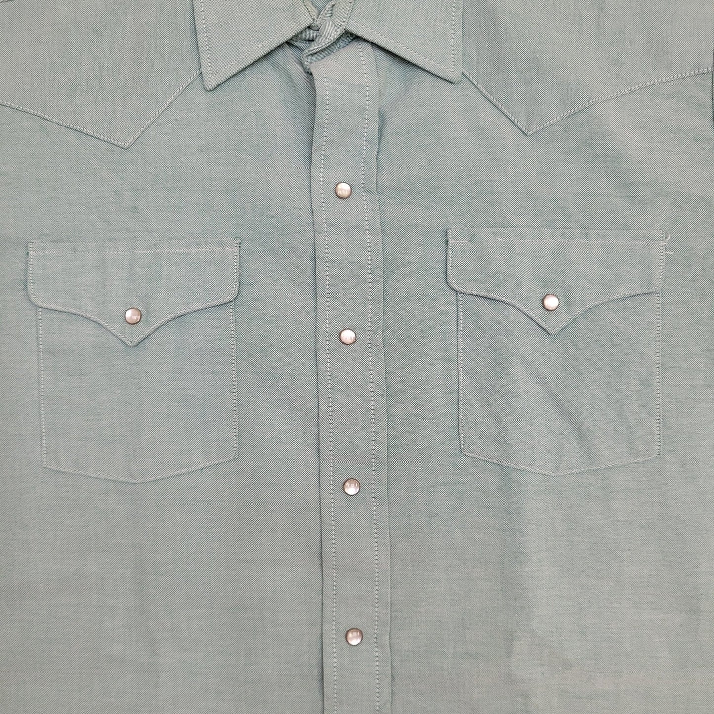 Vintage Panhandle-Slim Snap Shirt Large 22x31 Poplin