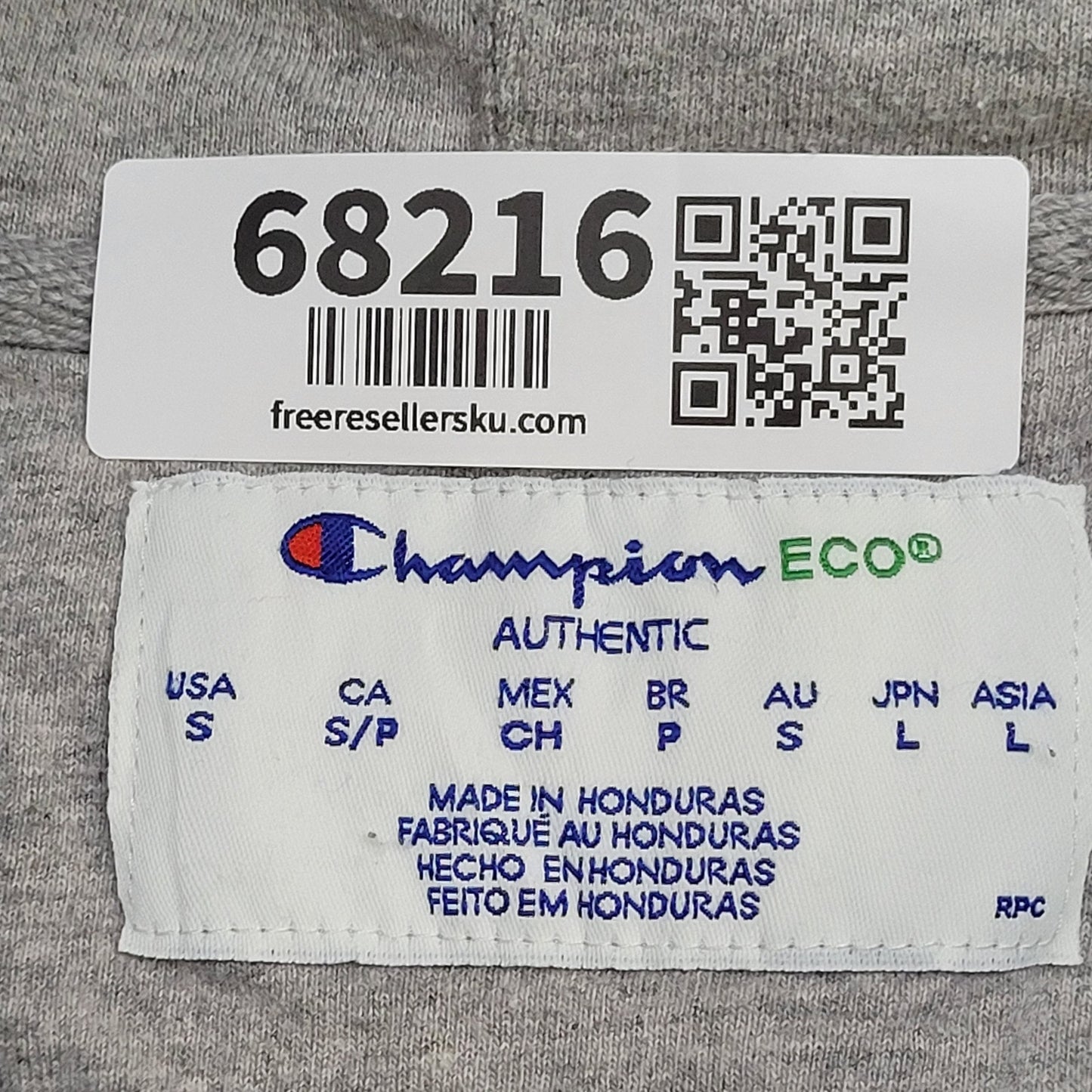 Champion Hoodie Jacket Small 20x24 Baggy Sun-Faded Blue