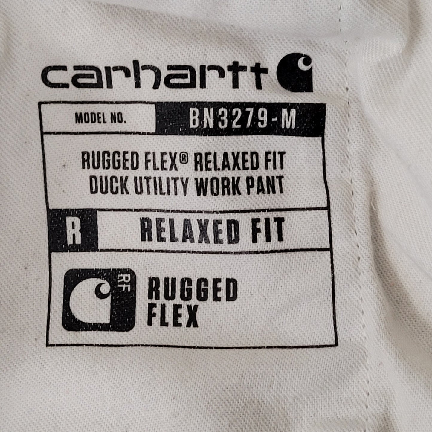 Carhartt Rugged-Flex Carpenter Pants 34x31 Canvas Greige