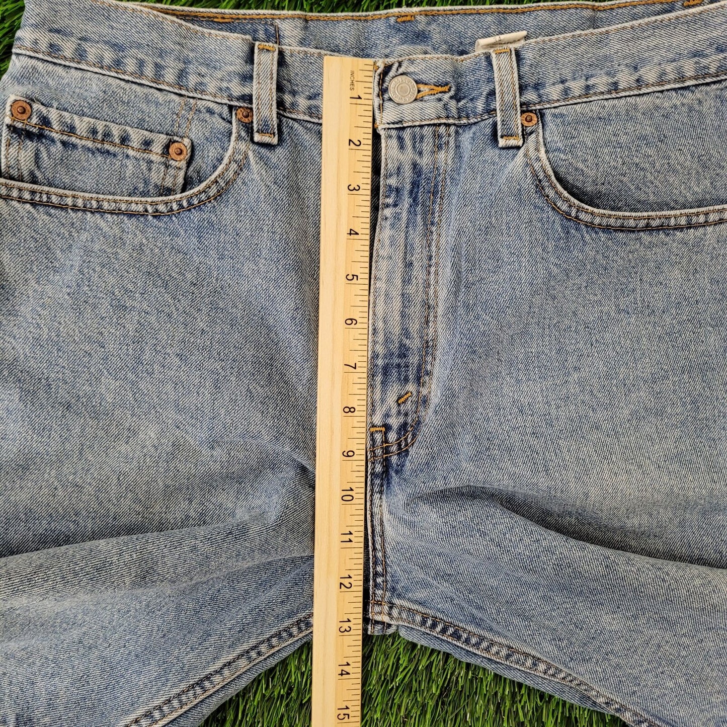 Vintage Y2K LEVIS Jeans Shorts 32x9 (34) Blue