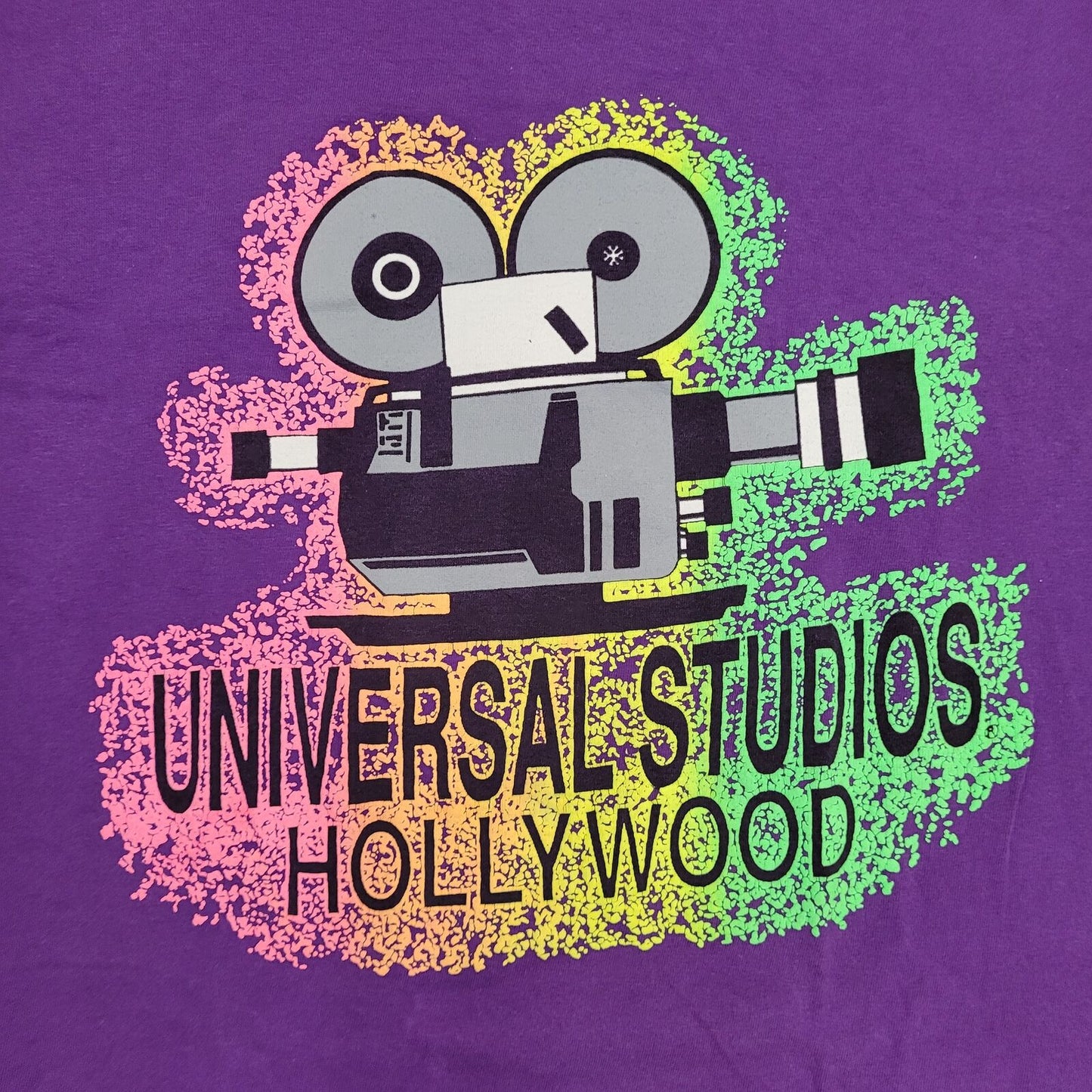 Vintage Universal-Studios Shirt Large 21x26 Purple USAs