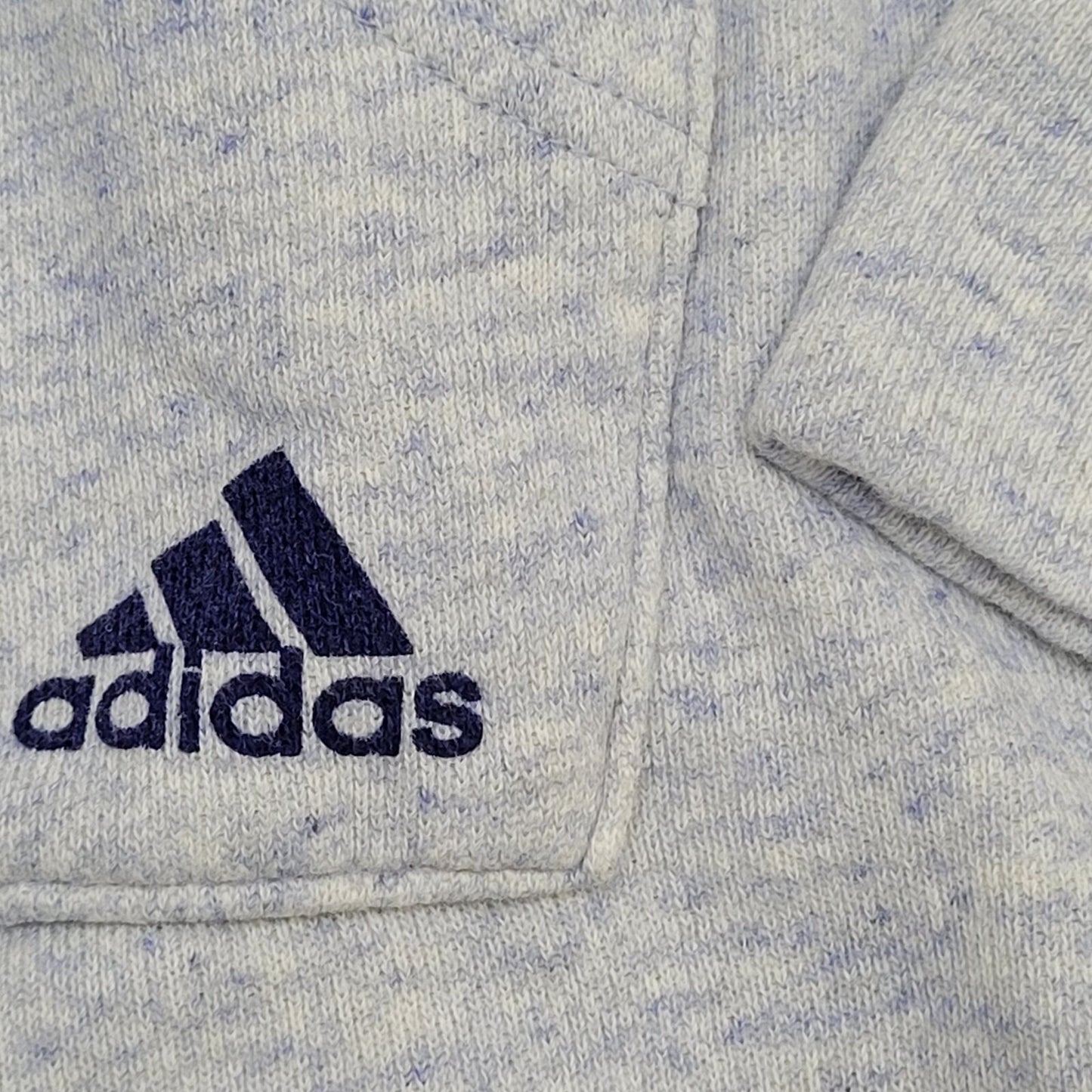 ADIDAS Athletic Hoodie Womens XL-Short 23x23 Boxy Gray