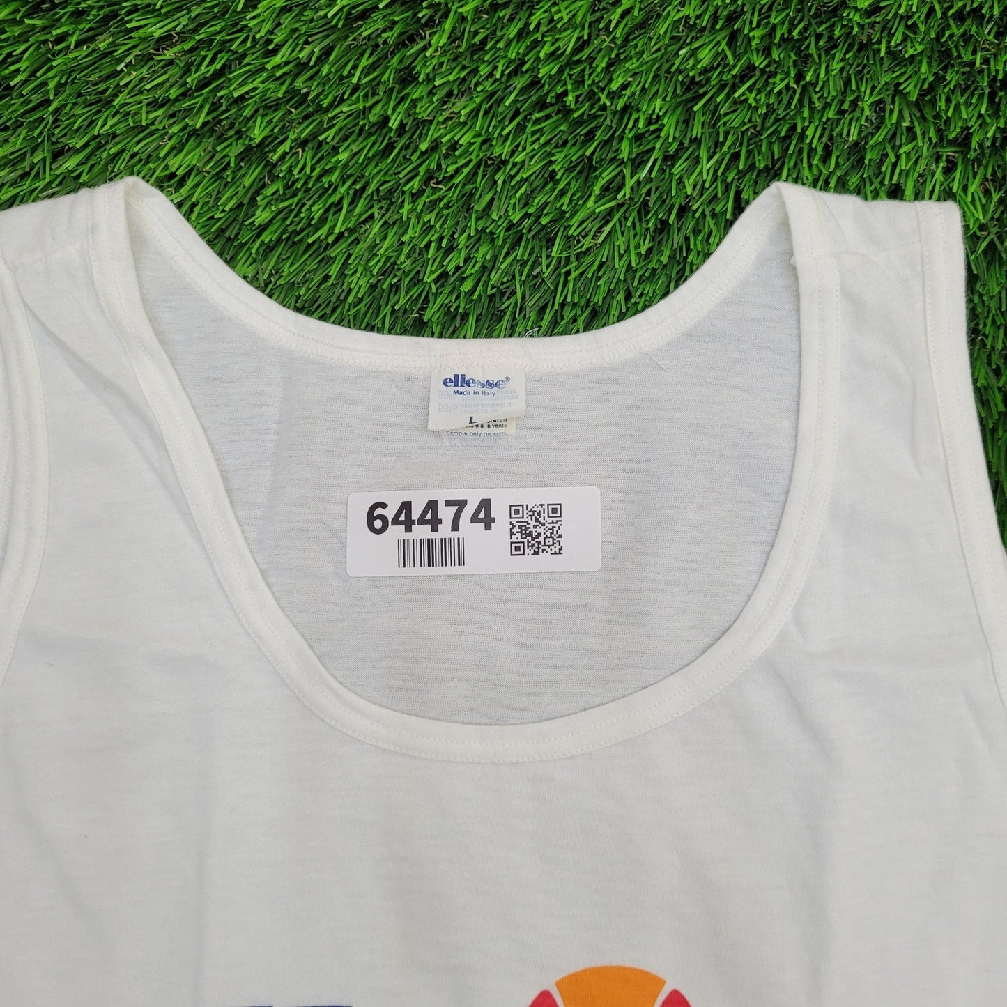 Ellesse NYCM Patriotic Tank Top Medium 19x24 White