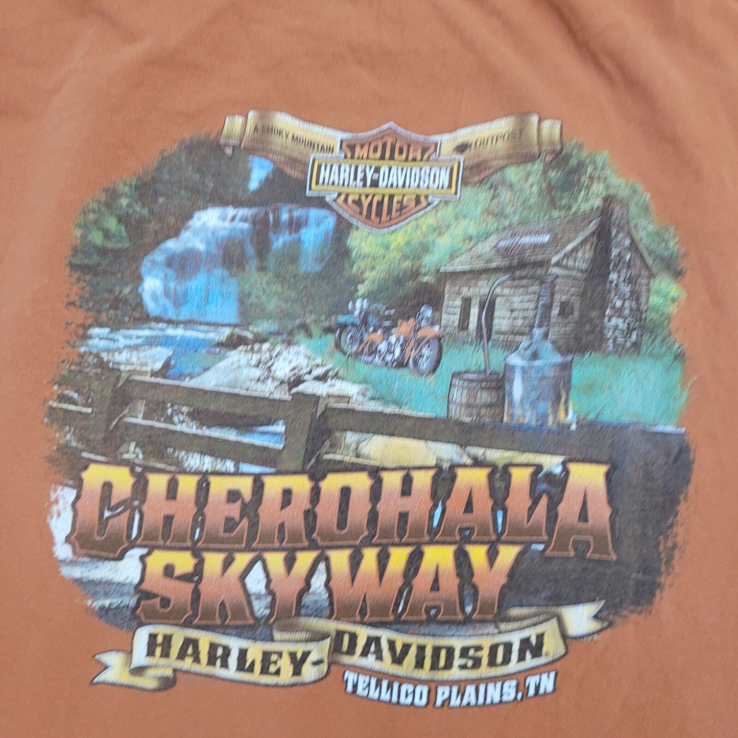 Harley Davidson Cut-Off Shirt 2XL 25x29 Tennessee