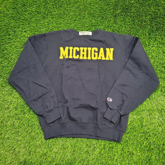 Champion Michigan Wolverines Sweatshirt S-Short 20x23