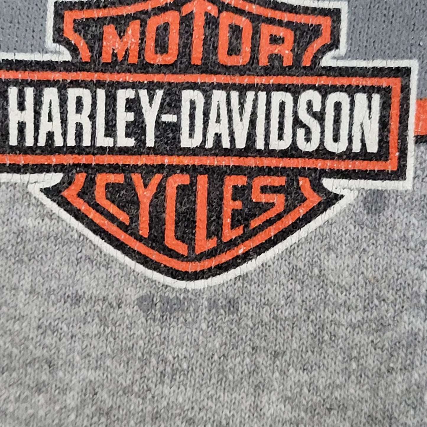 Vintage St-Paul Harley-Davidson Sweatshirt Medium 20x27 Gray