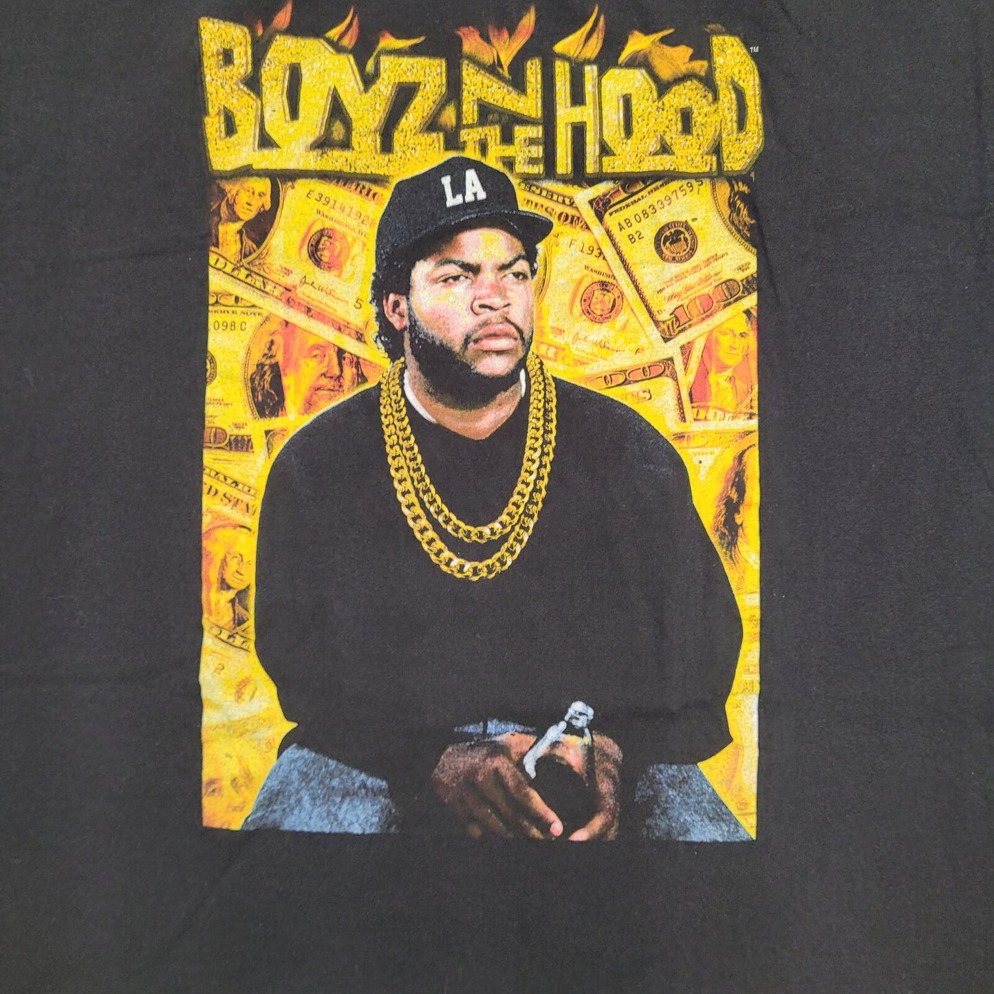 Boyz-N-the-Hood Shirt Large 21x27 Black