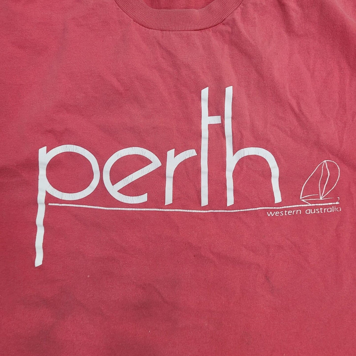 Vintage Peth Australia Shirt Womens Large 19x27 Pink