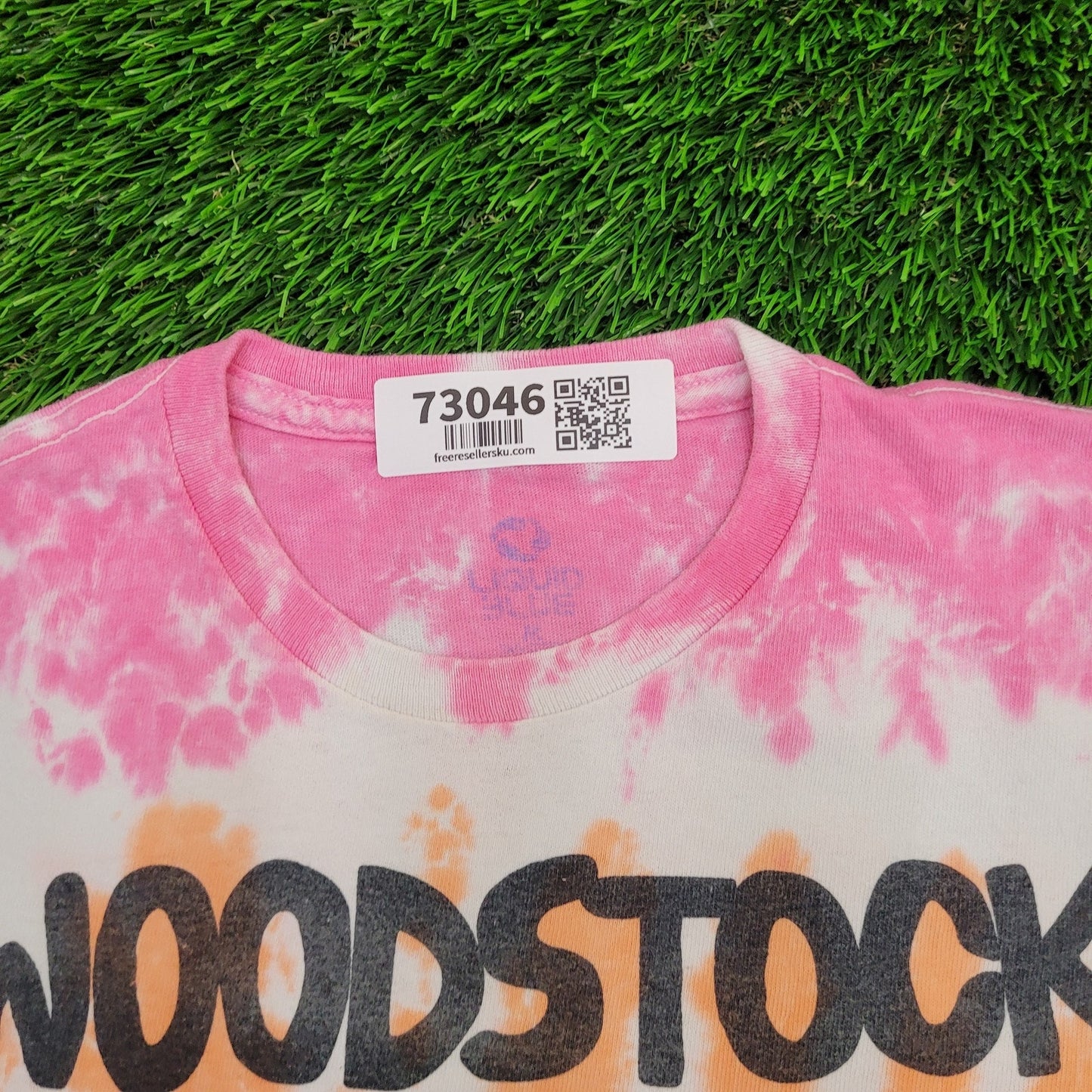 Woodstock Shirt Womens Medium 19x26 Festival