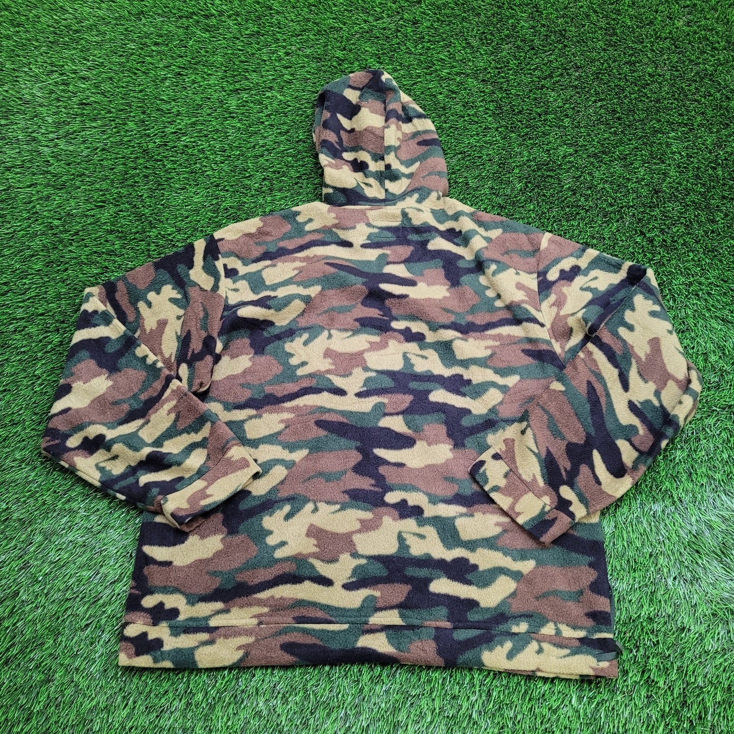 Camo Zip Hoodie Large 24x28 Woodland