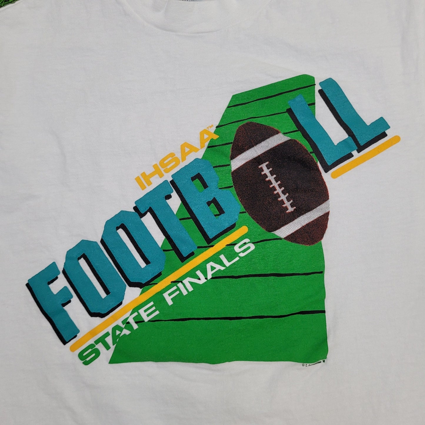 1990 IHSAA Football Shirt - Small18x25 Indiana High School