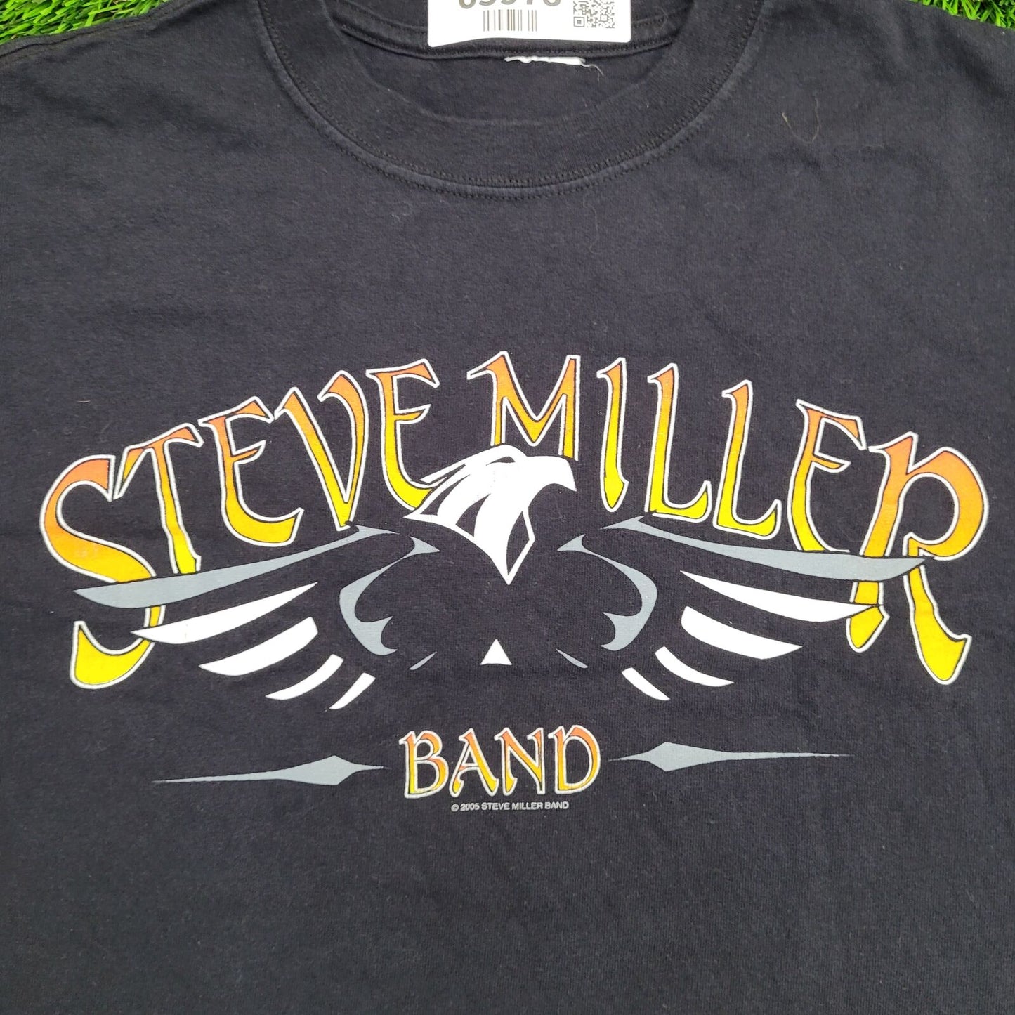 Vintage Steve-Miller Band Shirt Womens Large 19x22 Black