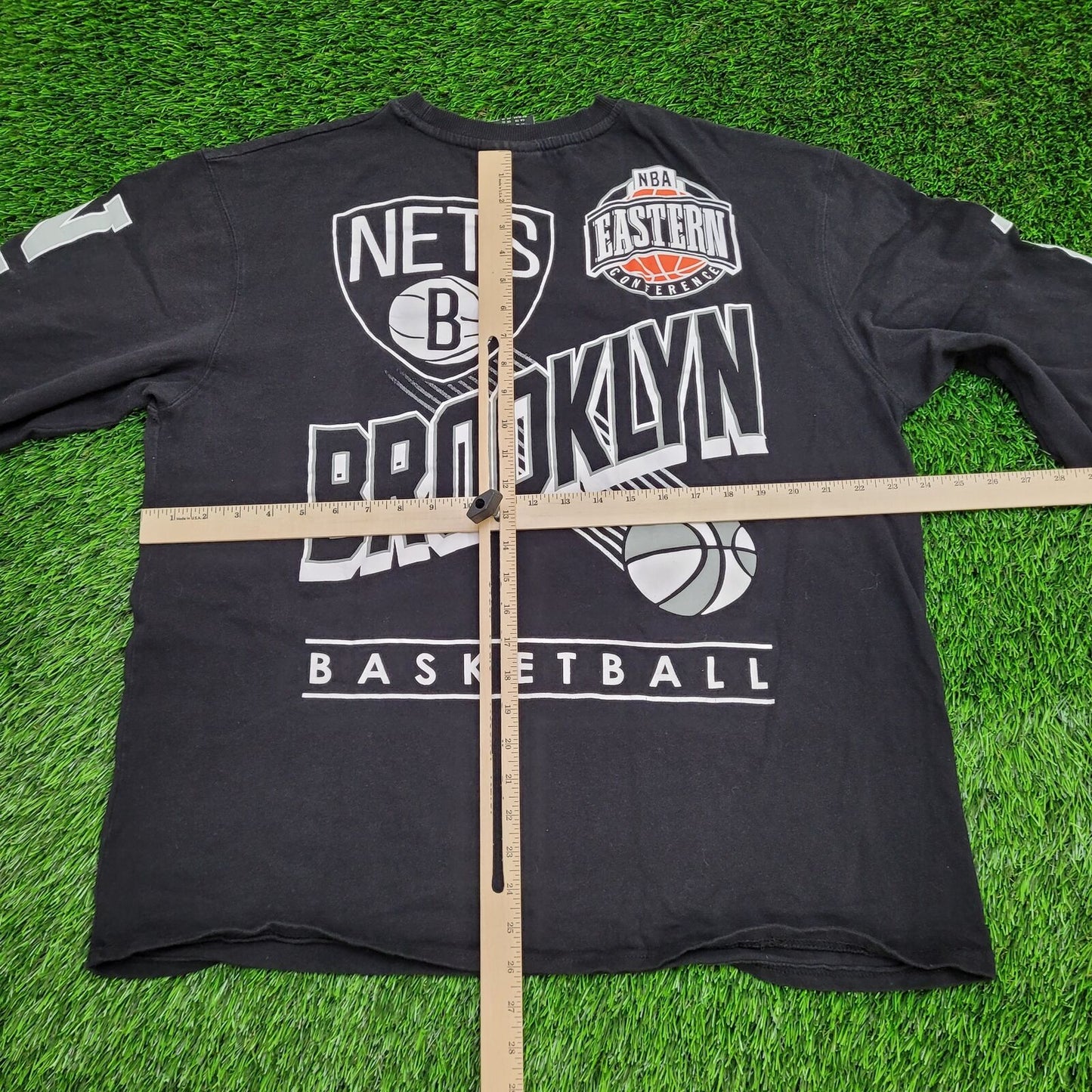 Brooklyn-Nets Shirt XL 24x26 Basketball Black