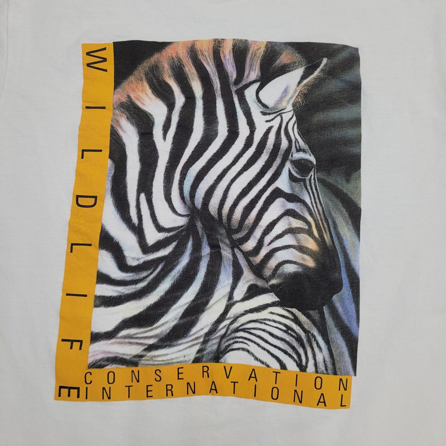 Wildlife Conservation International Shirt Large 19x25 White