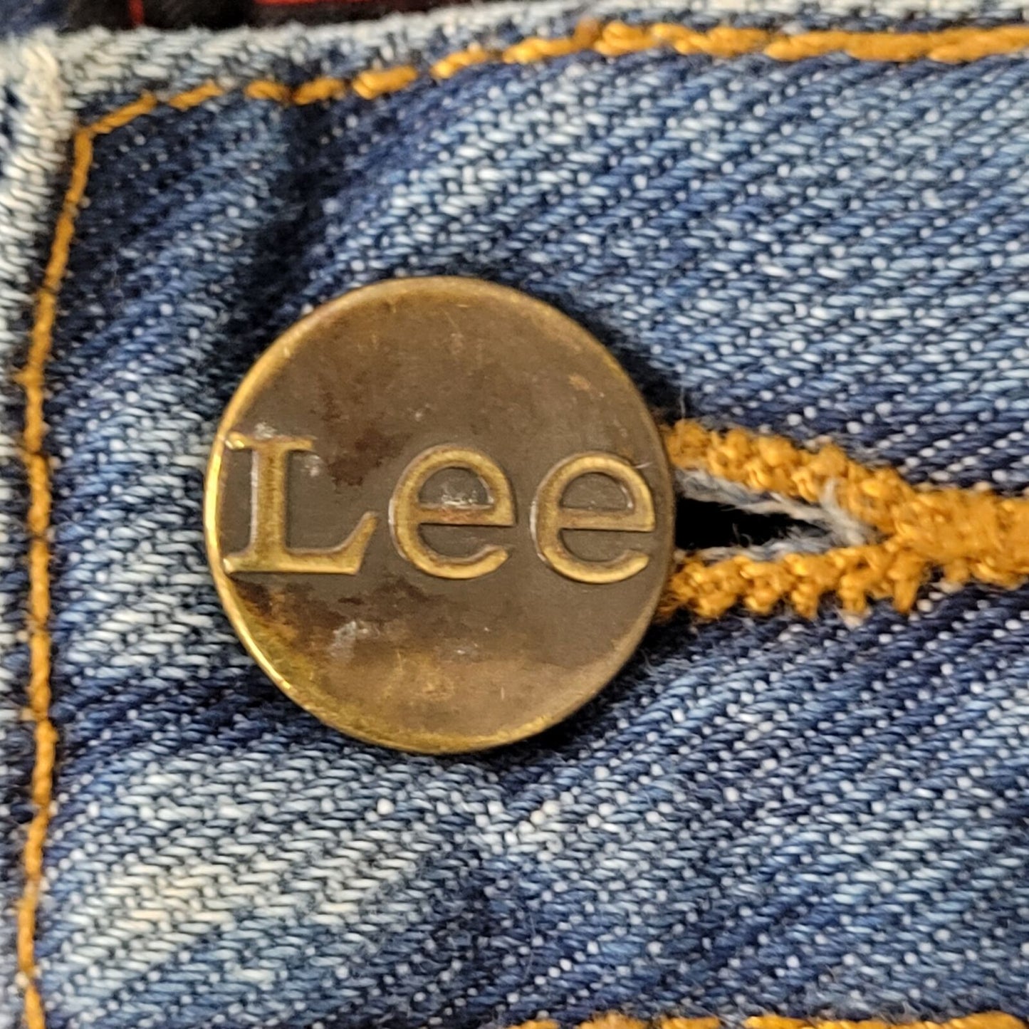 Vintage Y2K LEE Button-Fly Jeans 35x34 (36x34) Blue