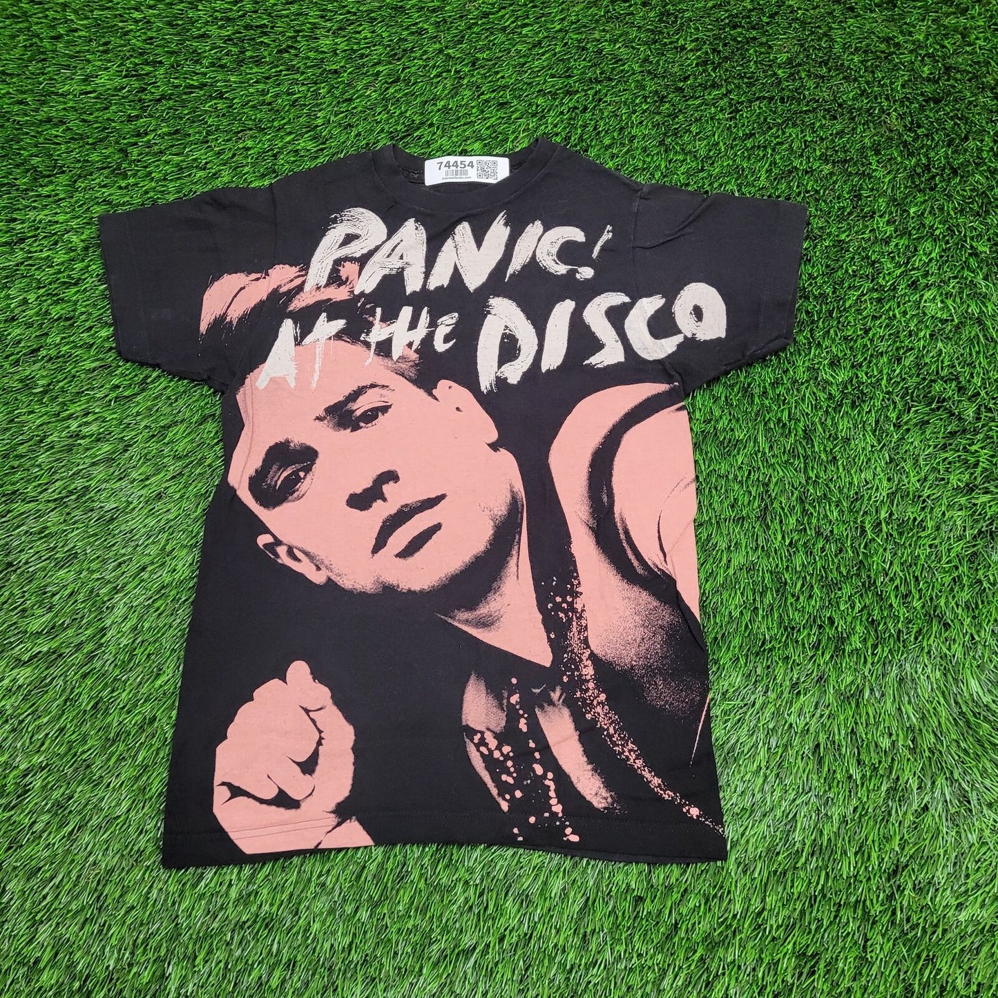 Brendon-Urie Shirt Womens XS 15x23 Black Panic-at-The-Disco