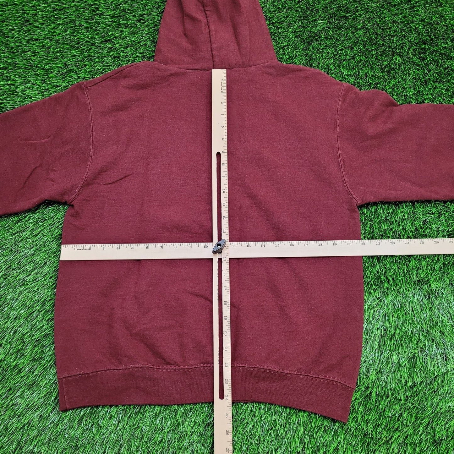 Champion x Fairleigh Dickinson Hoodie - M 21x24 Burgundy