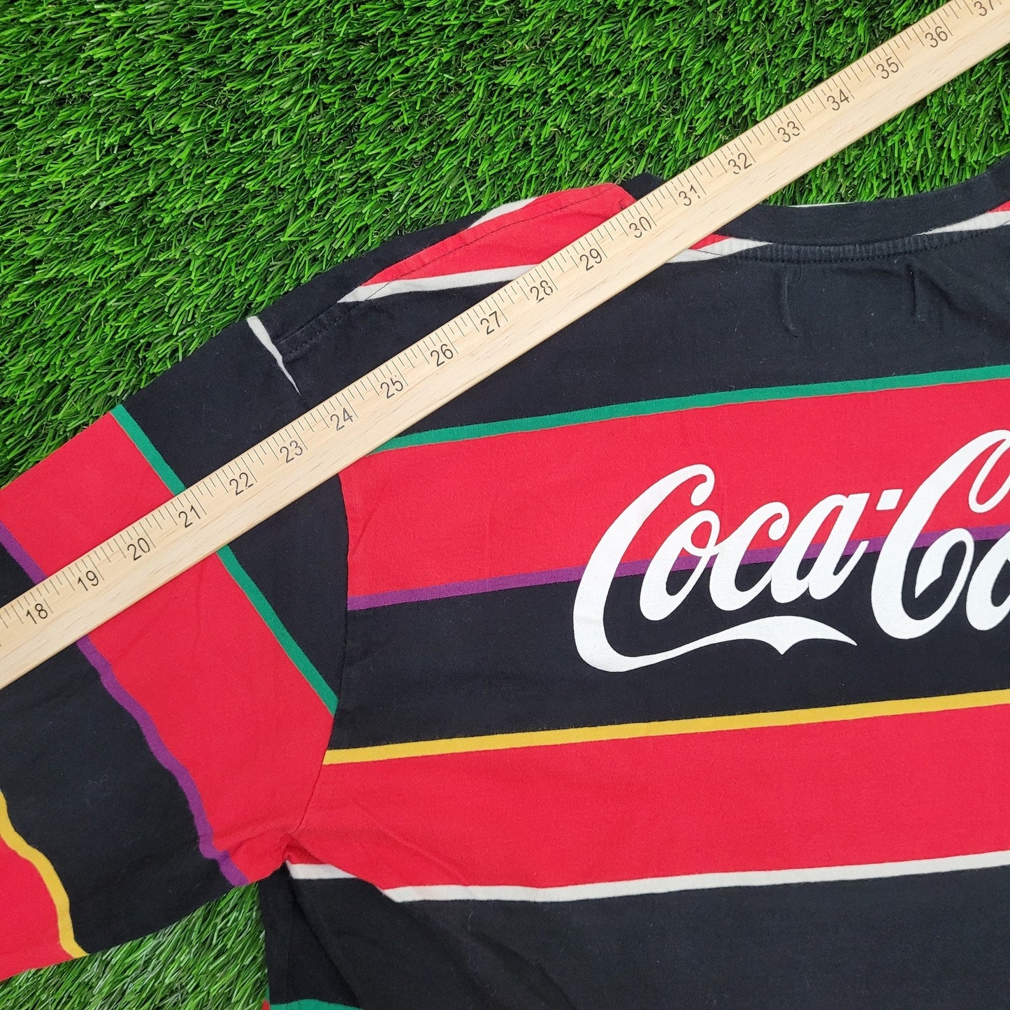 Coca-Cola PacSun Shirt Womens XL 22x26 Striped