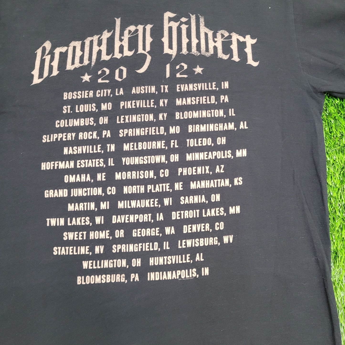 Brantley-Gilbert Shirt Womens Large 20x25 Black