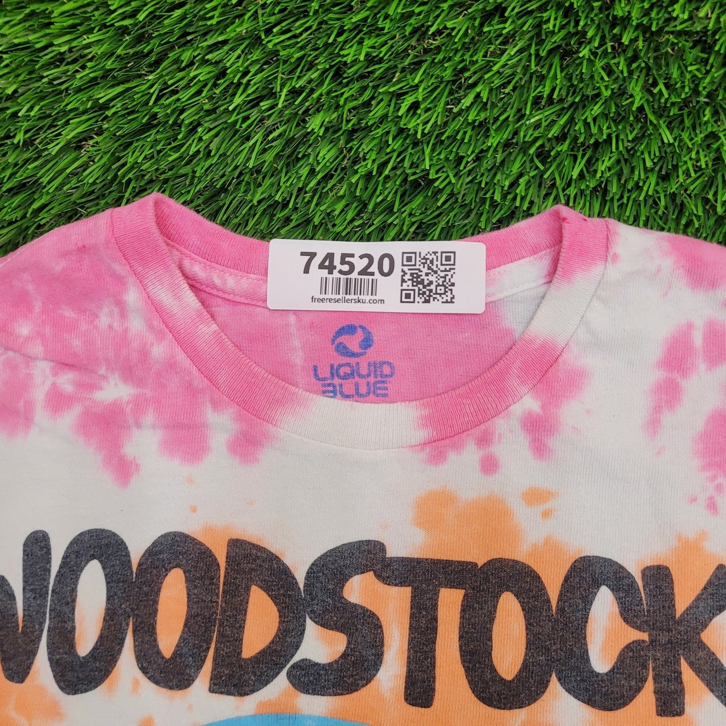 Woodstock Festival Shirt Womens Small 17x26 Ombre Tie-Dye