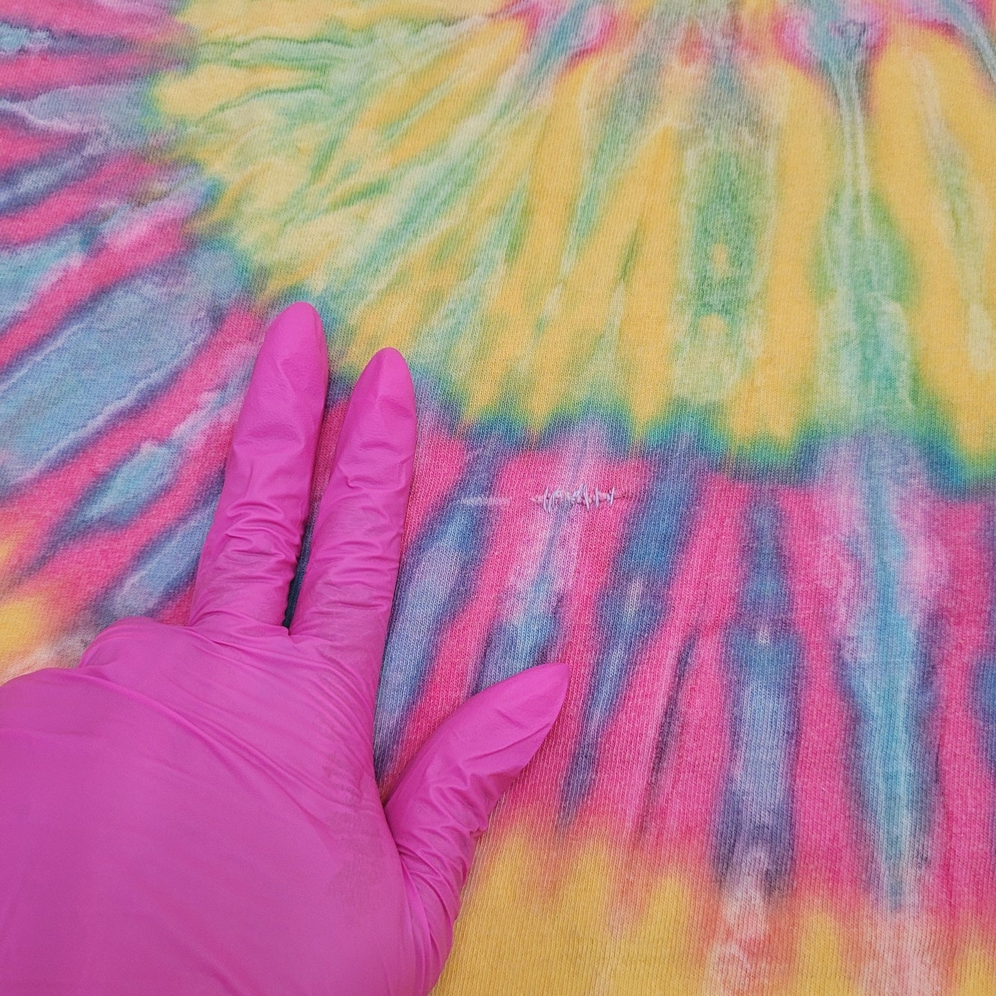 Vintage Tie-Dye Shirt 3XL 30x31 Baggy Y2K USA